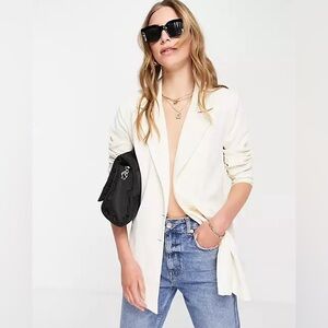 NWT ASOS Urban Threads Oversized Blazer in White Small